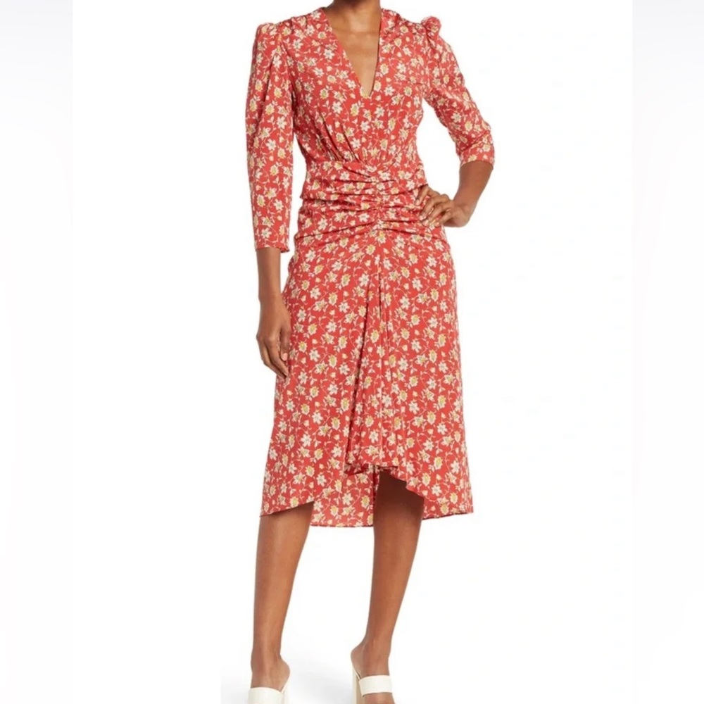 Veronica Beard Mary Ditsy midi dress Sz 8